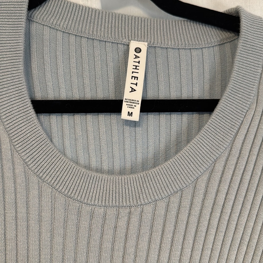 Light blue ATHLETA long sleeve sweater